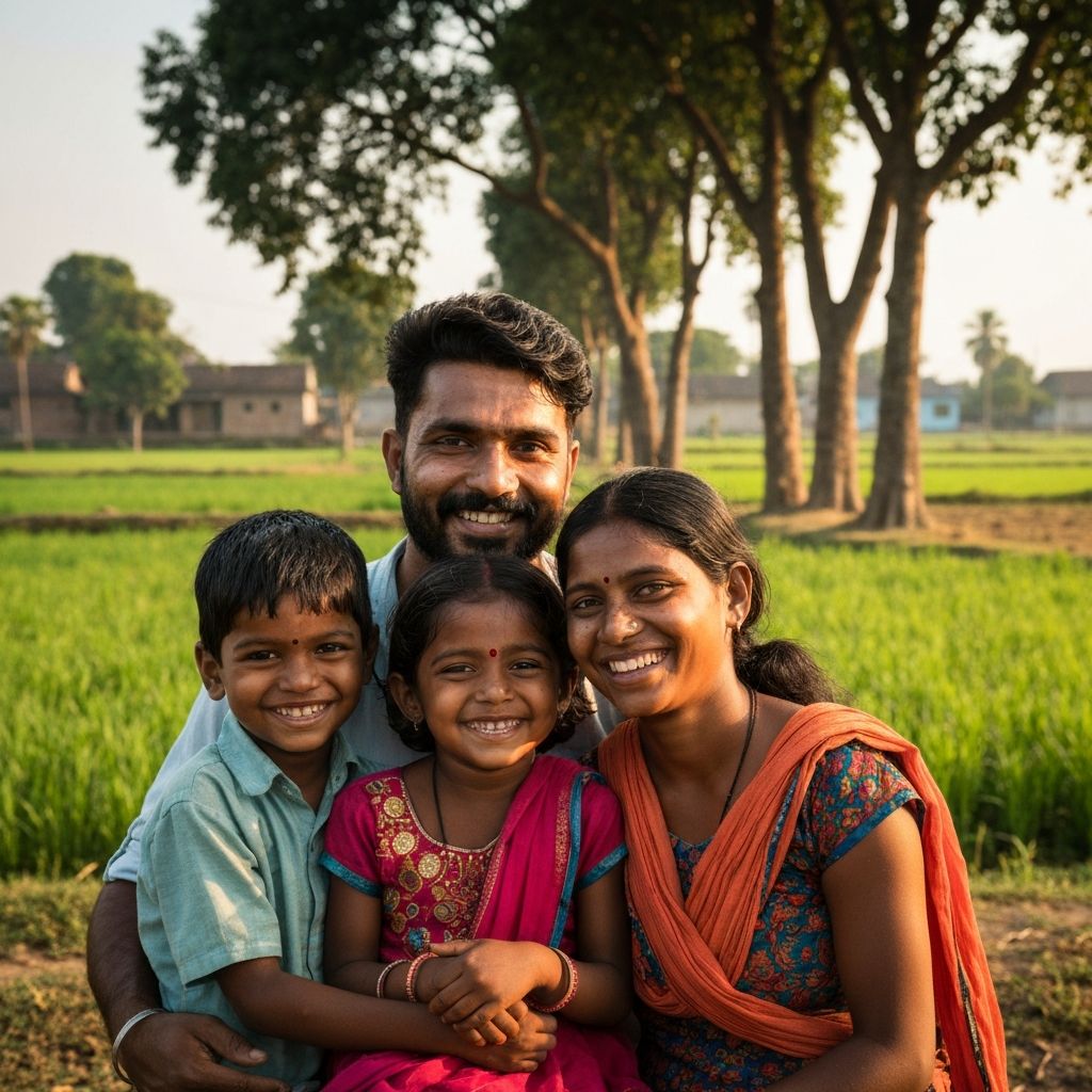 Indian family empowered through our programs